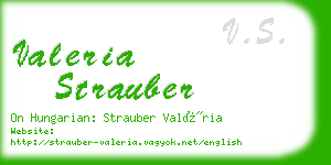 valeria strauber business card